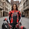 blouson GomaxFr de moto femme