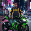 image_Pippit_202601131334 Blouson Gomax-KAWASAKI-KAW-04BO